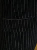 1970s Tailored Black w/ White Pin-Stripe Velvet Suit 38R