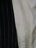 1970s Tailored Black w/ White Pin-Stripe Velvet Suit 38R