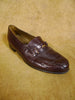 Bally of Switzerland Designer Burgundy Leather Loafers Shoes Size 8½ E