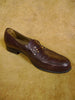 Bally of Switzerland Designer Burgundy Leather Loafers Shoes Size 8½ E