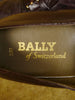 Bally of Switzerland Designer Burgundy Leather Loafers Shoes Size 8½ E