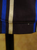 1950 Bespoke Tailored Brown / Blue Striped Boating Blazer 38S