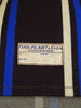 1950 Bespoke Tailored Brown / Blue Striped Boating Blazer 38S