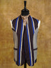 1950 Bespoke Tailored Brown / Blue Striped Boating Blazer 38S