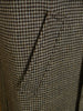 1960s Vintage Green / Brown Houndstooth Raglan Coat 38S