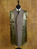 1960s Vintage Green / Brown Houndstooth Raglan Coat 38S