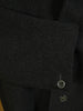 1960s Vintage Crombie Heavyweight Charcoal Grey Overcoat 42L