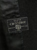 1960s Vintage Crombie Heavyweight Charcoal Grey Overcoat 42L