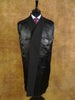 1960s Vintage Crombie Heavyweight Charcoal Grey Overcoat 42L