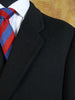 1950s 1960s Chester Barrie Hand Tailored Black Wool Overcoat 44L