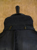 1950s 1960s Chester Barrie Hand Tailored Black Wool Overcoat 44L