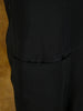 1969 Vintage Bespoke Black Mohair Dinner Suit w/ Silk Velvet Collar 45R