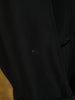 1969 Vintage Bespoke Black Mohair Dinner Suit w/ Silk Velvet Collar 45R