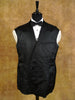 1969 Vintage Bespoke Black Mohair Dinner Suit w/ Silk Velvet Collar 45R