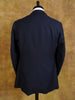 1981 Bespoke All Wool Navy Blue Blazer w/ 2/4 Working Cuff Buttons 40R
