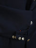 1981 Bespoke All Wool Navy Blue Blazer w/ 2/4 Working Cuff Buttons 40R