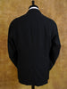 1966 Vintage Bespoke Black Wool Doeskin Blazer 40L