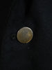 1966 Vintage Bespoke Black Wool Doeskin Blazer 40L