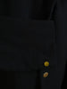 1966 Vintage Bespoke Black Wool Doeskin Blazer 40L