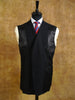 1966 Vintage Bespoke Black Wool Doeskin Blazer 40L