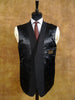 1960s Vintage Charcoal Grey Worsted Wool Slim Lapel Suit 39S