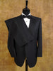 1994 H Huntsman Savile Row Bespoke Black S/B Dinner Suit 41R