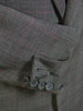 1987 H Huntsman Savile Row Bespoke Grey Glenurquhart Check Suit w/ 2pairs of trousers 39R