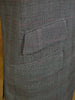 1987 H Huntsman Savile Row Bespoke Grey Glenurquhart Check Suit w/ 2pairs of trousers 39R