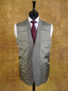 1987 H Huntsman Savile Row Bespoke Grey Glenurquhart Check Suit w/ 2pairs of trousers 39R