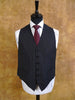 1978 Vintage Bespoke Black / White Stripe 3-Piece Suit 40R