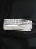 1986 Savile Row Bespoke Black Pinstripe D/B Suit 40R