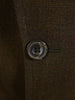 1960s 1970s Brown Glen Check Twist Wool Town & Country Suit 38R