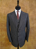 1978 Vintage Savile Row Bespoke Grey Stripe 3-Piece Suit 40R