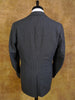 1978 Vintage Savile Row Bespoke Grey Stripe 3-Piece Suit 40R