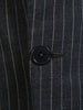 1978 Vintage Savile Row Bespoke Grey Stripe 3-Piece Suit 40R
