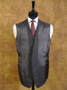 1978 Vintage Savile Row Bespoke Grey Stripe 3-Piece Suit 40R