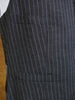 1978 Vintage Savile Row Bespoke Grey Stripe 3-Piece Suit 40R