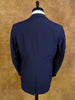 1982 Vintage Savile Row Bespoke Navy Blue Suit w/ 2 pairs of trousers 40S