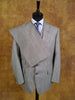 1984 Savile Row Bespoke Grey Glenurquhart Check 3-Piece Suit 40R