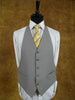 Backless Dove Grey Wool Morning Waistcoat 39R
